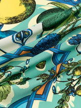 <シルクスカーフ40>コラージュハーベストフェスティバル