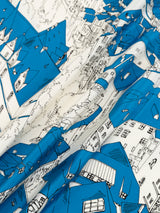 SILK SCARF 65 / ROOF TOP VIEW