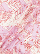 SILK SCARF 65 / ROOF TOP VIEW