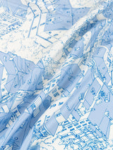 SILK SCARF 65 / ROOF TOP VIEW