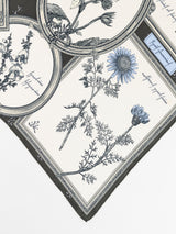 SILK SCARF 65 / FRAME FLOWER