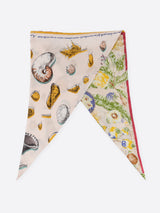 <ダイヤ型スカーフ>ジャングルフルーツ