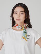 COTTON SCARF 65 / JUNGLE FRUITS
