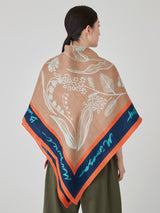 <リネンミックスストール120>フローラ