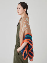 <リネンミックスストール120>フローラ