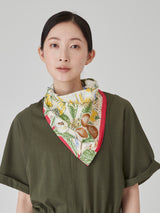 COTTON SCARF 65 / JUNGLE FRUITS