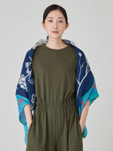 <リネンミックスストール120>フローラ