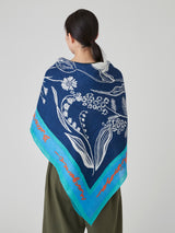 <リネンミックスストール120>フローラ