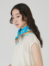 COTTON SCARF 65 / FLORA