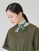 <シルクスカーフ40>コラージュハーベストフェスティバル