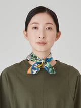 <シルクスカーフ40>コラージュハーベストフェスティバル