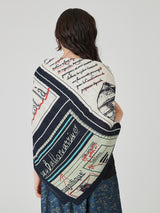 <リネンミックスストール120>ニュースペイパー