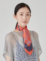 SILK SCARF 65 / FISH