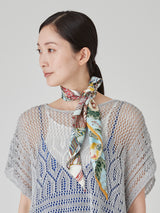 DIAMOND-SHAPED SCARF / JUNGLE FRUITS