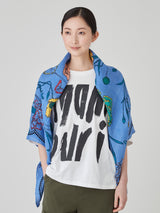 <リネンミックスストール120>ブルーム