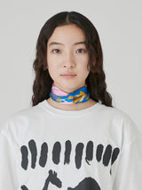 SILK SCARF 65 / PAINT FLOWER