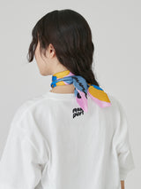 SILK SCARF 65 / PAINT FLOWER