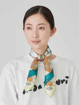 SILK SCARF 65 / COLLAGE BALLOON HISTORY