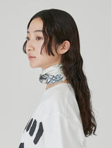 SILK SCARF 65 / FRAME FLOWER