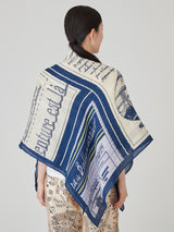 <リネンミックスストール120>ニュースペイパー