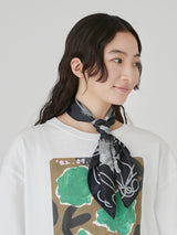 SILK SCARF 65 / BRAID TASSEL