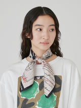 <シルクスカーフ65>ニュースペイパー