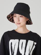 <リバーシブルハット>レオパード