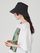 <リバーシブルハット>カレイドバンダナ