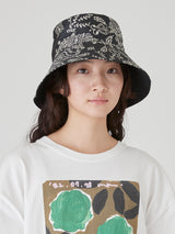 <リバーシブルハット>カレイドバンダナ
