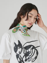 <シルクスカーフ65>ケピ