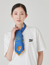 <シルクスカーフ65>シェル