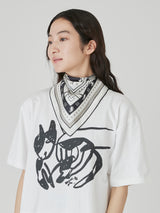 <シルクスカーフ65>バベルバンダナ