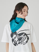 SILK SCARF 65 / VINTAGE A-2 BANDANA