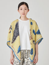 LINEN MIX STOLE 120 / SHELL