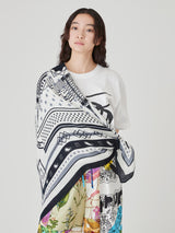 <リネンミックスストール120>バベルバンダナ