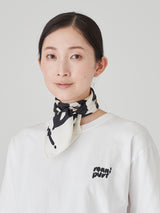 <シルクスカーフ65>ビッグレオパード