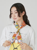 SILK SCARF 65 / COLLAGE BALLOON HISTORY