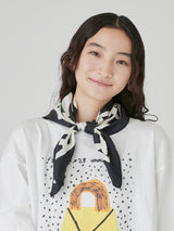 <シルクスカーフ65>ビッグレオパード