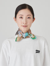 <シルクスカーフ65>フラミンゴ