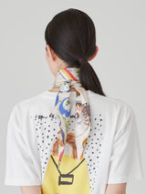 <ダイヤ型スカーフ>ジャングルフルーツ