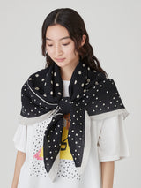 <コットンシルクストール120>ジオメドット