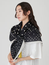 <コットンシルクストール120>ジオメドット