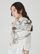 <コットンシルクストール120>ブレードタッセル