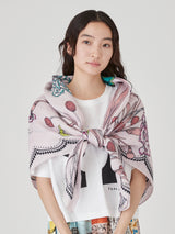 <リネンミックスストール120>ブルーム