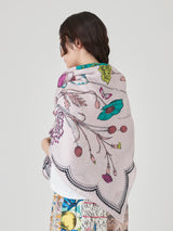 <リネンミックスストール120>ブルーム