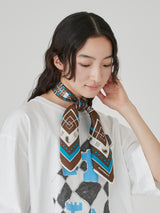 <シルクスカーフ65>バベルバンダナ