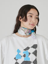 SILK SCARF 65 / COLLAGE BALLOON HISTORY