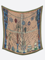 <ウールシルクストールヘリンボーン織120>ヒュッゲ