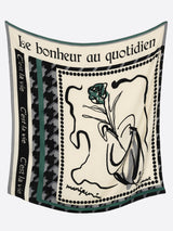 <ウールシルクストールヘリンボーン織120>ポエティック