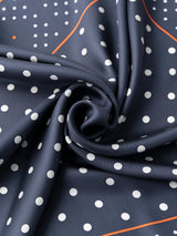 <シルクスカーフ65>ジオメドット